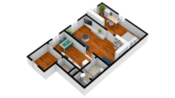 Pronájem bytu 2+1 v osobním vlastnictví 58 m², Plzeň