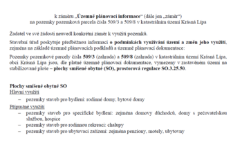 Prodej pozemku 1086 m², Krásná Lípa