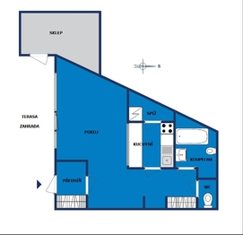 Pronájem bytu 1+1 v osobním vlastnictví 37 m², Brno
