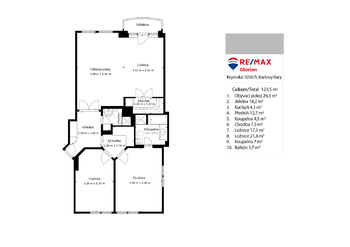 planek - Prodej bytu 3+kk v osobním vlastnictví 124 m², Karlovy Vary