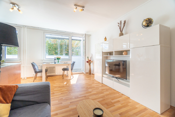 obývací pokoj - Prodej bytu 3+kk v osobním vlastnictví 69 m², Praha 4 - Krč