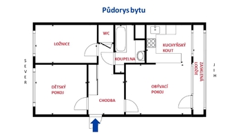 Prodej bytu 3+kk v osobním vlastnictví 69 m², Praha 4 - Krč