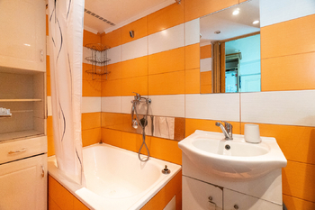 Koupelna - Prodej bytu 1+1 v družstevním vlastnictví 38 m², Praha 3 - Žižkov