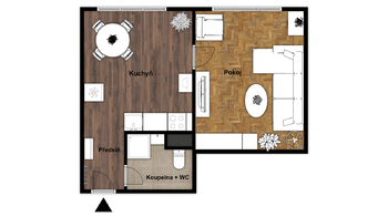 Prodej bytu 1+1 v osobním vlastnictví 37 m², Karlovy Vary