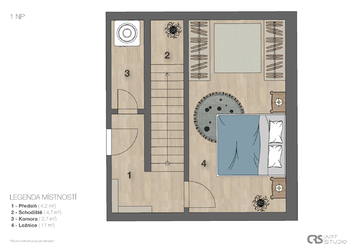 Prodej bytu 4+kk v osobním vlastnictví 114 m², Praha 5 - Stodůlky