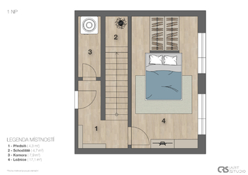 Prodej bytu 4+kk v osobním vlastnictví 114 m², Praha 5 - Stodůlky