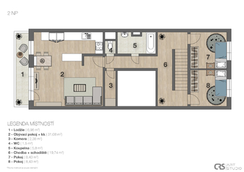 Prodej bytu 4+kk v osobním vlastnictví 114 m², Praha 5 - Stodůlky