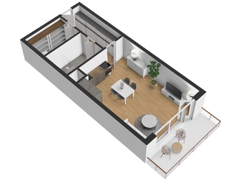 Pronájem bytu 1+kk v osobním vlastnictví 59 m², Plzeň