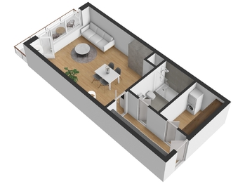 Pronájem bytu 1+kk v osobním vlastnictví 59 m², Plzeň