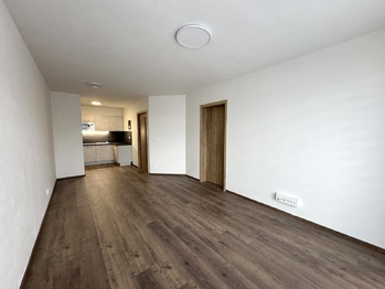obývací pokoj s kuchyňským koutem - Pronájem bytu 2+kk v osobním vlastnictví 57 m², Plzeň