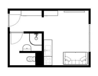 Prodej bytu 1+kk v družstevním vlastnictví 20 m², Děčín