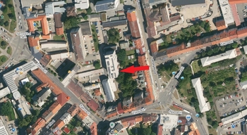 letecká mapa - Pronájem bytu 2+kk v osobním vlastnictví 39 m², České Budějovice