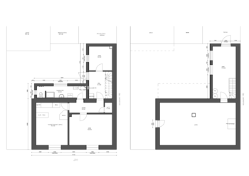 půdorys - Prodej domu 108 m², Koleč