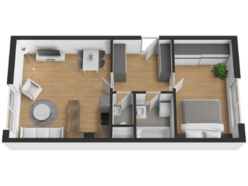 Pronájem bytu 2+kk v osobním vlastnictví 56 m², Plzeň