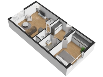 Pronájem bytu 2+kk v osobním vlastnictví 56 m², Plzeň
