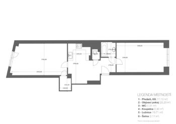 Prodej bytu 2+1 v osobním vlastnictví 67 m², Praha 7 - Holešovice