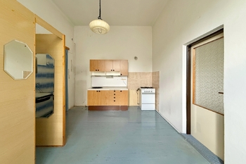pokoj s kuchyní - Prodej bytu 1+1 v osobním vlastnictví 44 m², Plzeň