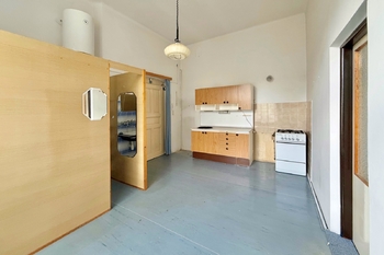 pokoj s kuchyní - Prodej bytu 1+1 v osobním vlastnictví 44 m², Plzeň