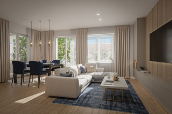 Prodej bytu 2+kk v osobním vlastnictví 66 m², Ševětín