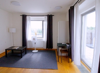 pokoj s kuchyní a terasou - Pronájem bytu 2+kk v osobním vlastnictví 69 m², Praha 4 - Krč