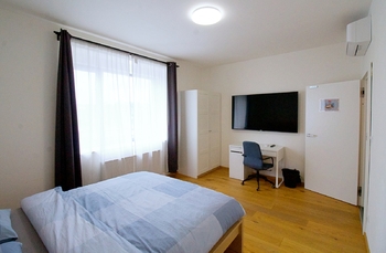 ložnice - Pronájem bytu 2+kk v osobním vlastnictví 69 m², Praha 4 - Krč