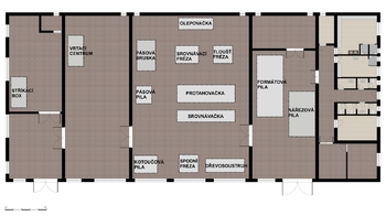Prodej výrobních prostor 880 m², Loučany