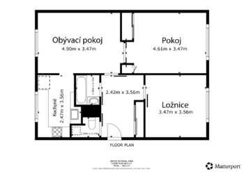 Prodej bytu 3+1 v osobním vlastnictví 64 m², Jílové