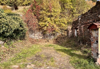 Pohled do zahrady - Prodej domu 106 m², Jáchymov