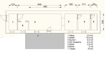 Pronájem kancelářských prostor 27 m², Přerov