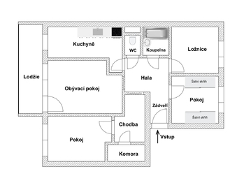 Prodej bytu 4+1 v osobním vlastnictví 93 m², Praha 6 - Řepy
