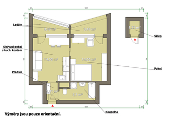 Pronájem bytu 1+1 v osobním vlastnictví 36 m², Plzeň