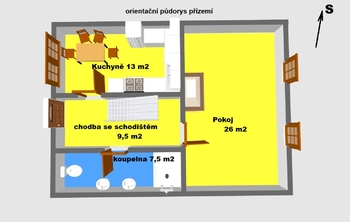 Prodej ubytovacího zařízení 131 m², Pavlov