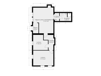 Prodej bytu 3+kk v osobním vlastnictví 73 m², Hořany
