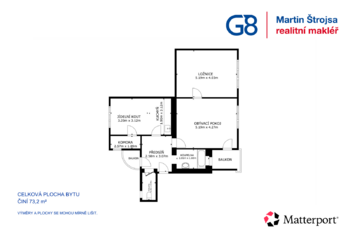 Prodej bytu 2+1 v osobním vlastnictví 73 m², Ústí nad Labem