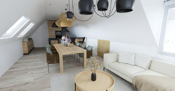 Vizualizace - Prodej bytu 4+kk v osobním vlastnictví 119 m², Zlín