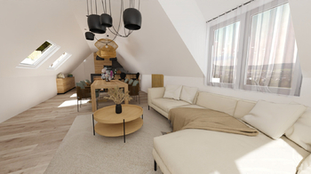 Vizualizace - Prodej bytu 4+kk v osobním vlastnictví 119 m², Zlín