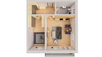 Prodej bytu 2+kk v osobním vlastnictví 66 m², Ševětín