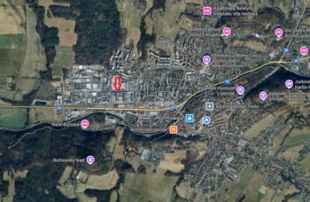 Pronájem kancelářských prostor 416 m², Rožnov pod Radhoštěm