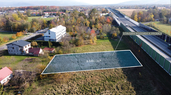 pozemek nebory od vychodu - Prodej pozemku 1560 m², Třinec