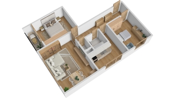 Pronájem bytu 3+1 v osobním vlastnictví 70 m², Hradec Králové