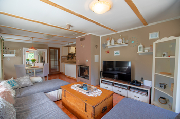 Obývací pokoj a kuchyň - Prodej domu 134 m², Peruc