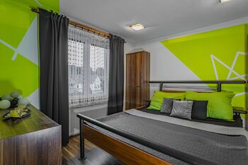 Ložnice.  - Pronájem domu 70 m², Lodhéřov