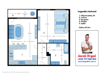 Prodej bytu 2+kk v osobním vlastnictví 67 m², Praha 9 - Prosek