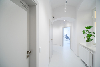 Chodba k ordinaci - Pronájem komerčního prostoru 112 m², Praha 2 - Nové Město