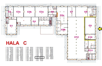 Pronájem skladovacích prostor 456 m², Kolín