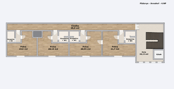 Prodej ubytovacího zařízení 2000 m², Lesní Hluboké