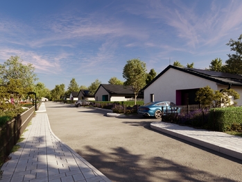 POHLED Z ULICE - VIZUALIZACE - Prodej domu 136 m², Brázdim