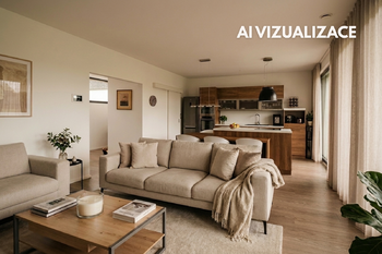 Obývací pokoj - Prodej domu 130 m², Vřesina