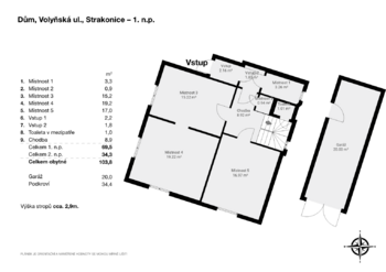 Prodej domu 103 m², Strakonice