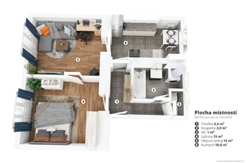 Prodej bytu 2+1 v osobním vlastnictví 50 m², Brandýs nad Labem-Stará Boleslav